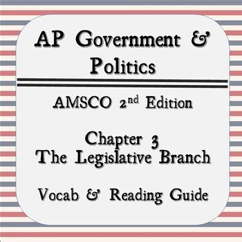 by David Wolfford (Author) 637 ratings. . Amsco chapter 3 ap gov